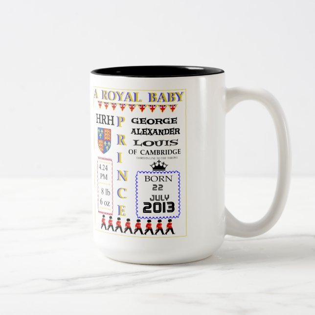 Royal Baby Prince Commemoration Mug (Right)