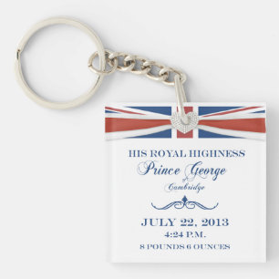 Royal Baby Prince George Commemorative Keychain