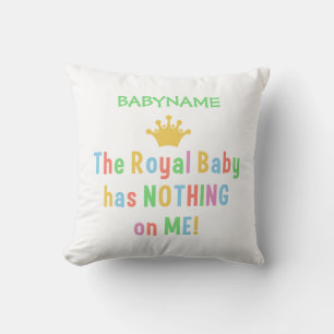Royal Baby throw pillow
