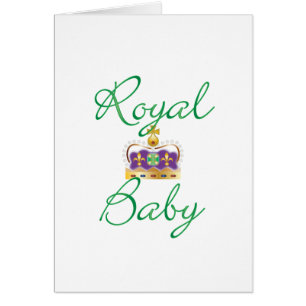 Royal Baby with Purple and Gold Crown