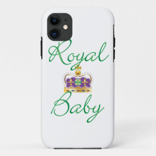 Royal Baby with Purple and Gold Crown iPhone 11 Case