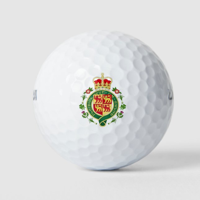 Royal Badge of Wales Golf Balls (Front)