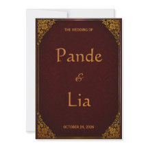 Royal Balinese Wedding Invitation
