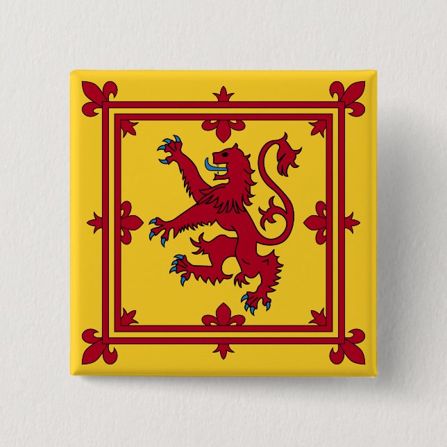 Royal Banner - Scotland 15 Cm Square Badge (Front)