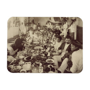 Royal Banquet at King Kalakana's Boat House, c.187 Magnet