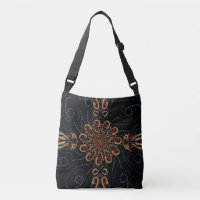 Royal Batik Floral Brown Black Bags