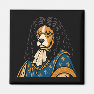 Royal Beagle Dog His Majesty Fluffness Magnet