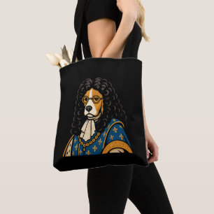 Royal Beagle Dog His Majesty Fluffness Tote Bag
