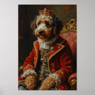 Royal Bernedoodle Portrait Poster