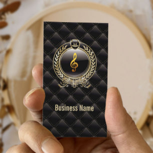 Royal Black Music Lessons business card