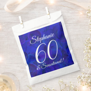 Royal Blue 60 and Sensational Birthday Party Favour Bags