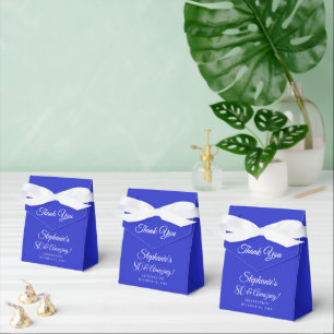 Royal Blue 80 and Amazing Birthday Party Favour Box