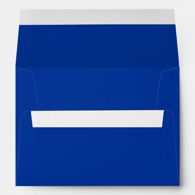 Royal Blue A7 5x7 Inside Colour Envelope (Back (Bottom))