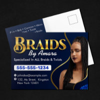 Royal Blue African Hair Braiding Photo Braid Salon