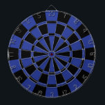 Royal Blue And Black Dartboard<br><div class="desc">Royal Blue And Black Dart Board</div>