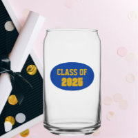 Royal Blue and Gold School Colours Class Year
