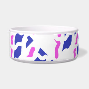 Royal blue and pink patterns