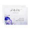 Royal Blue and Purple Wedding RSVP