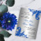 Royal Blue and Silver Flourish Wedding