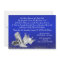 Royal Blue and Silver Quinceanera Invitations