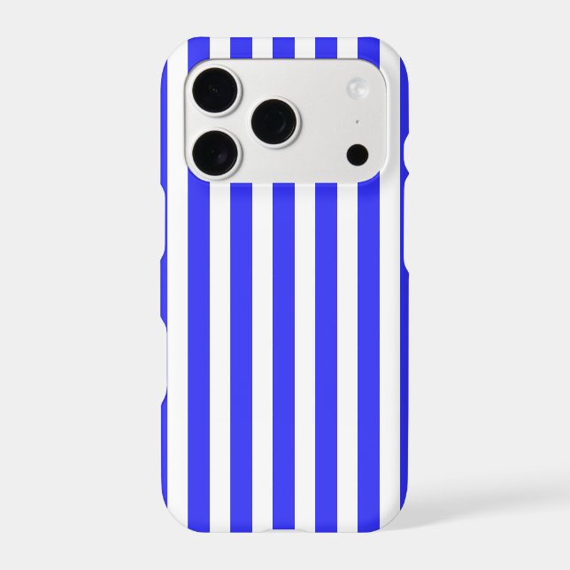 Royal blue and white candy stripes (Back)