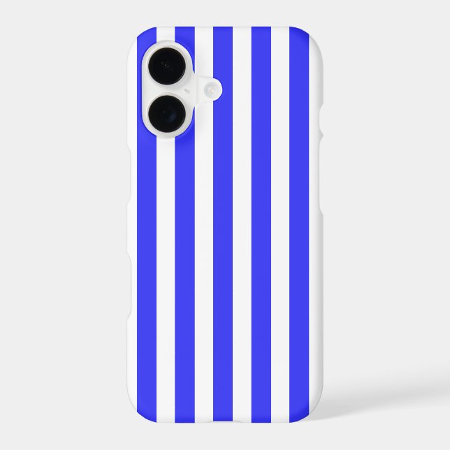Royal blue and white candy stripes (Back)