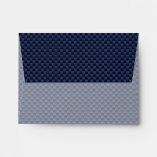 Royal Blue Automotive Carbon Fibre Weave Style Envelopes