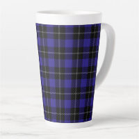 Royal Blue Black Plaid