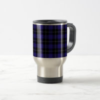Royal Blue Black Plaid
