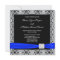 Royal Blue Black Silver Lace Wedding