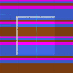 Royal Blue, Brown, and Fuchsia Coloured Pattern Fabric