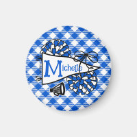 Royal Blue Cheer Pennant Personalised Locker