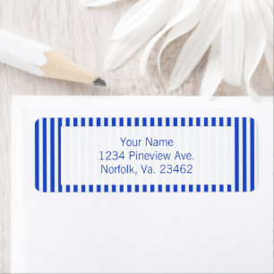 Royal Blue Combination Stripes by Shirley Taylor