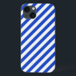 Royal Blue Combination Stripes by Shirley Taylor iPhone 13 Case<br><div class="desc">Royal blue combination stripes iPad 2/3/4 Case-Mate Barely There case/cover. Click on the customise button to add your text. Image can be rotated or re-sized. Images Copyright © Shirley Taylor. All Rights Reserved.</div>
