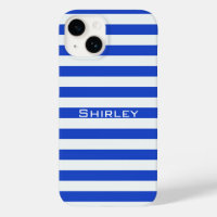 Royal Blue Combination Stripes by Shirley Taylor