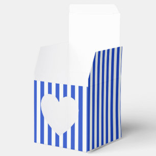 Royal Blue Combination Stripes by Shirley Taylor Favour Box