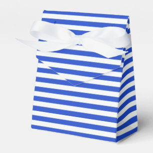 Royal Blue Combination Stripes by Shirley Taylor Favour Box