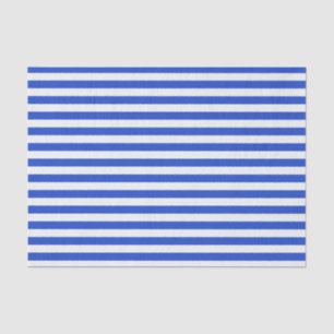 Royal Blue Combination Stripes by Shirley Taylor Tissue Paper