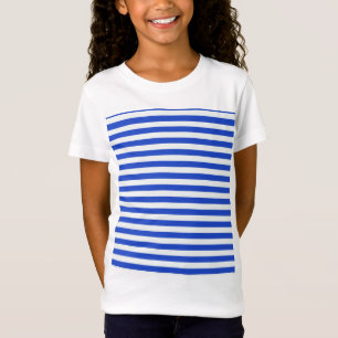 Royal Blue Combination Stripes T-Shirt