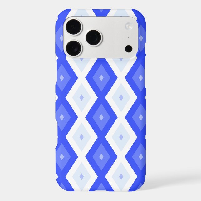 Royal blue diamond pattern (Back)