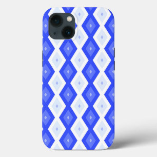 Royal blue diamond pattern Case-Mate iPhone case