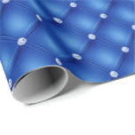 Royal Blue Diamonds Hanukkah Wrapping Paper<br><div class="desc">This luxury wrapping paper is super elegant!  It has a lovely multi-hued blue diamond pattern with white diamonds at every corner.  Get enough to wrap all your Hanukkah gifts!  They'll look fabulous!</div>