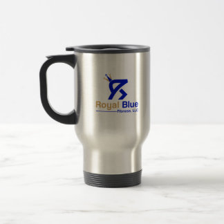 Royal Blue Fitness Water Bottle Travel Mug