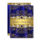 Royal Blue & Gold Damask Elegant Birthday Party