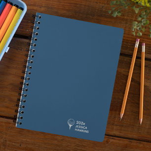 Royal Blue Golf Tee Personal Weekly Planner