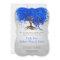 Royal Blue Heart Leaf Tree Wedding Invitations