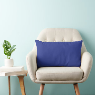 Royal Blue Holiday Elegance Lumbar Cushion
