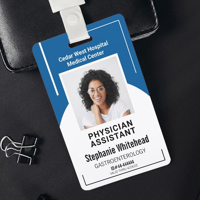 Royal Blue Hospital Medical Employee Photo ID ID Badge (Your photo ID employee badge is not just an identification tool, but a powerful communication medium)
