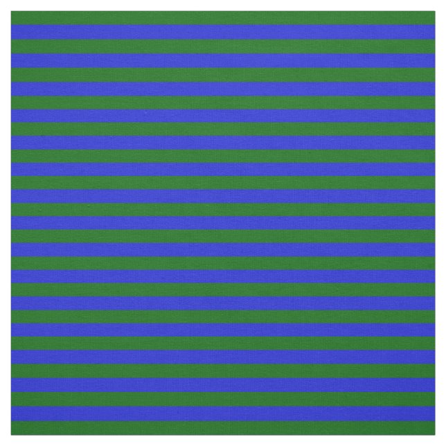 royal blue, island green stipe, stripes fabric (Swatch)