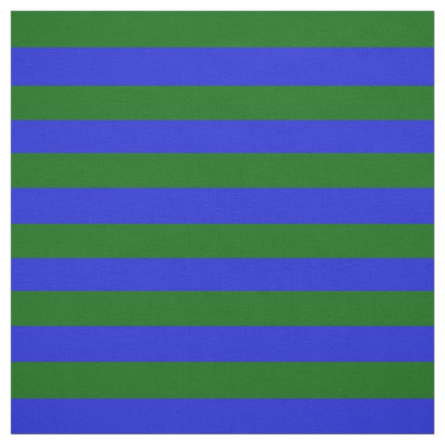 Royal blue, Island green stipe, stripes Fabric (Swatch)